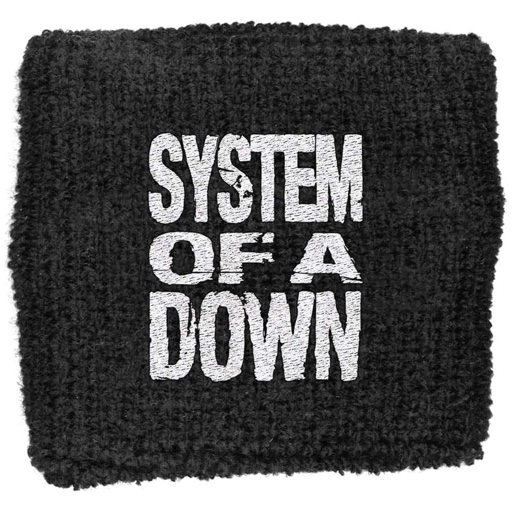 System Of A Down - Logo Bandeau de poignet - Noir